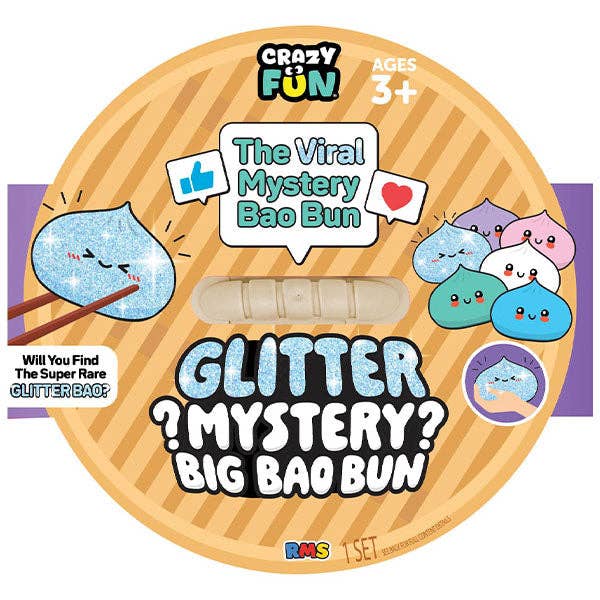RMS Crazy Fun Official Big Mystery 7” Bao Bun – Rare Glitter