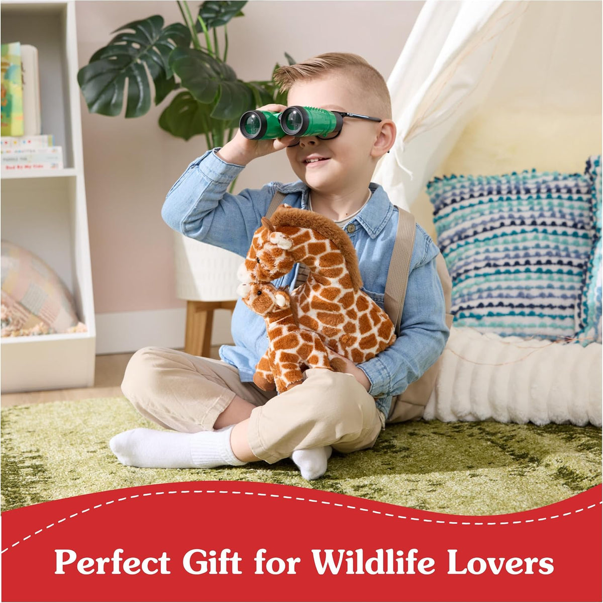 GUND Solana 10-Inch Giraffe with Calf 2-In-1 Plush Toys for Ages 0+