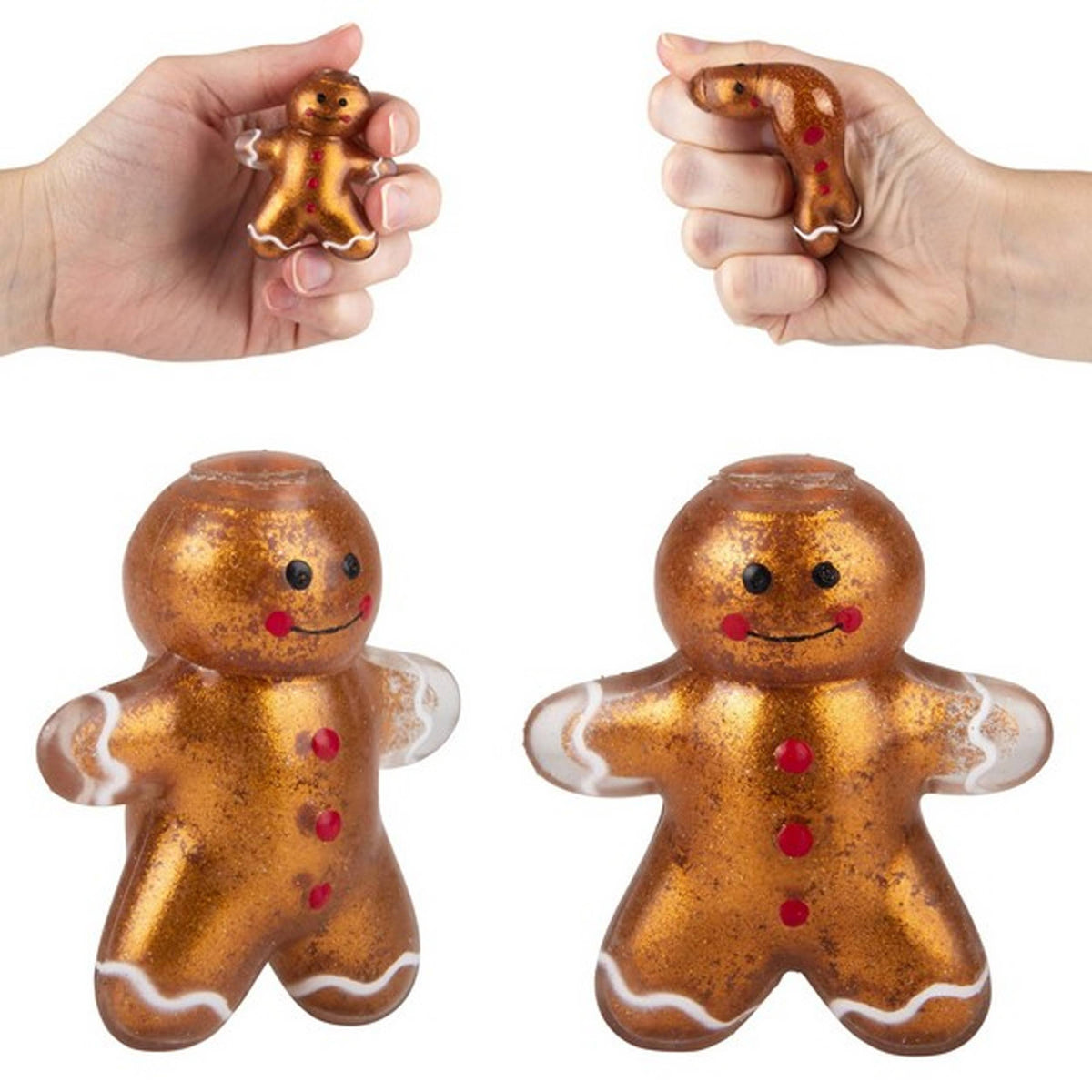Holiday Standing Gingerbread Sticky Squish