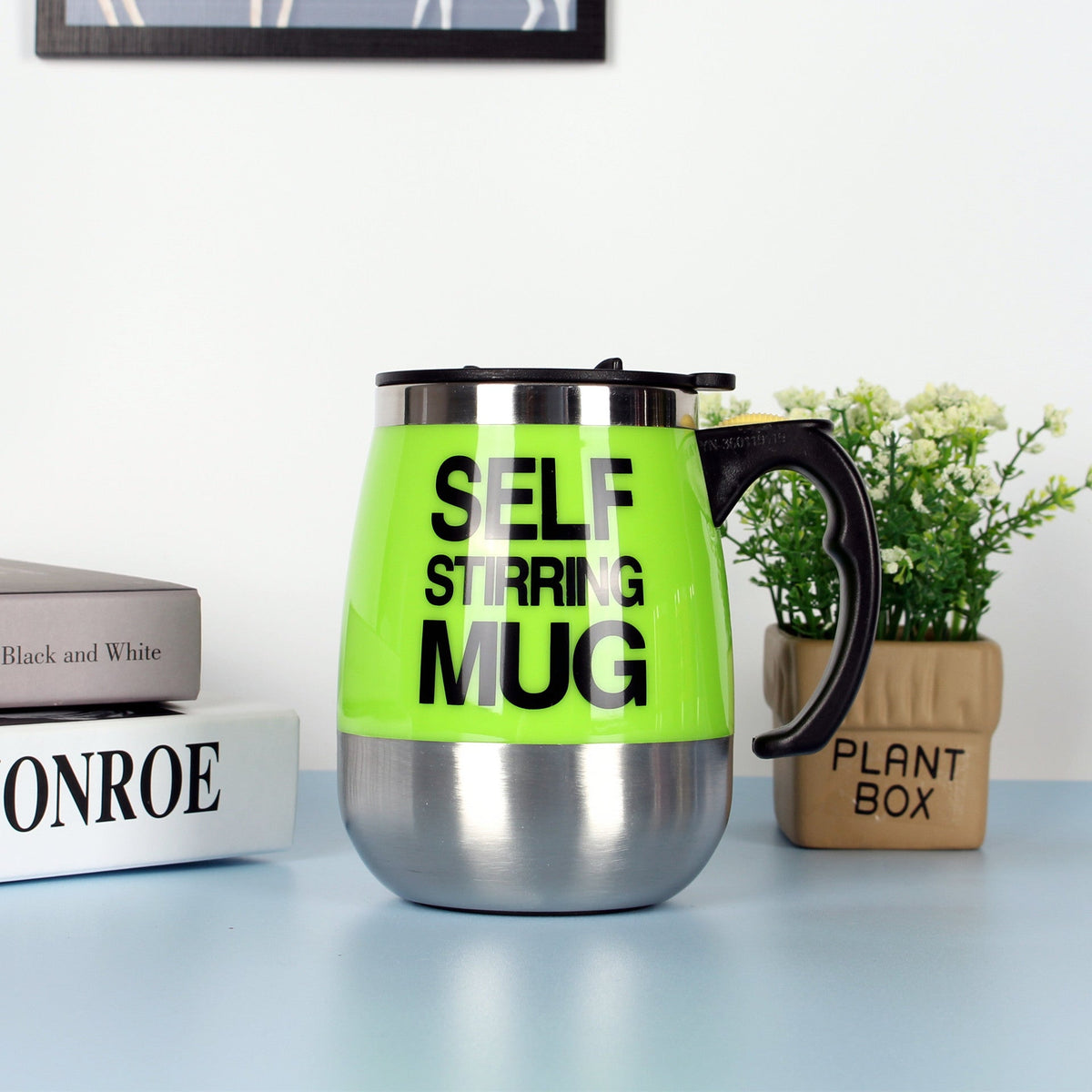 Self-Stirring Coffee Mug