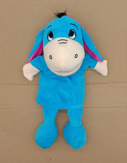 35cm Cartoon Animal Hand Puppet | Lion, Elephant, Pig Plush Toy for Interactive Play