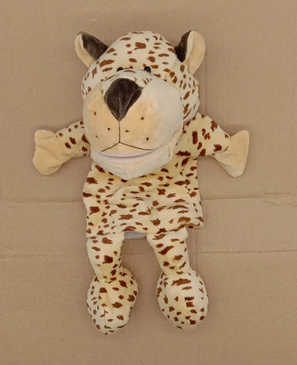 35cm Cartoon Animal Hand Puppet | Lion, Elephant, Pig Plush Toy for Interactive Play