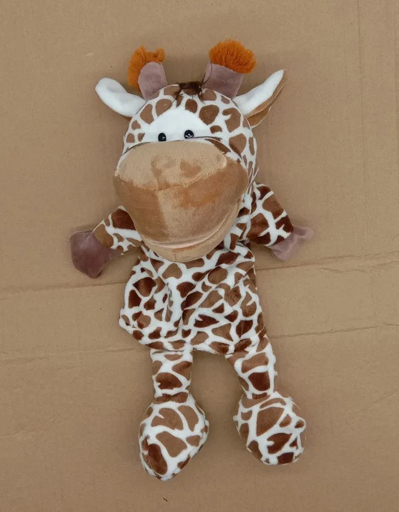 35cm Cartoon Animal Hand Puppet | Lion, Elephant, Pig Plush Toy for Interactive Play