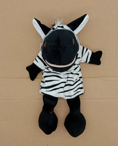 35cm Cartoon Animal Hand Puppet | Lion, Elephant, Pig Plush Toy for Interactive Play