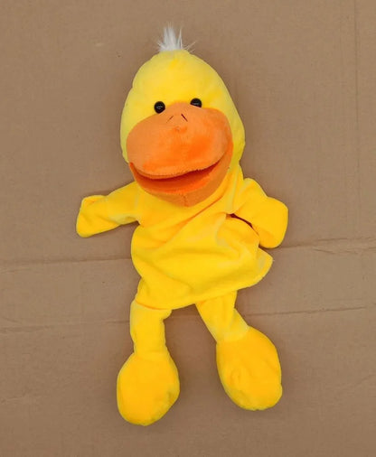 35cm Cartoon Animal Hand Puppet | Lion, Elephant, Pig Plush Toy for Interactive Play
