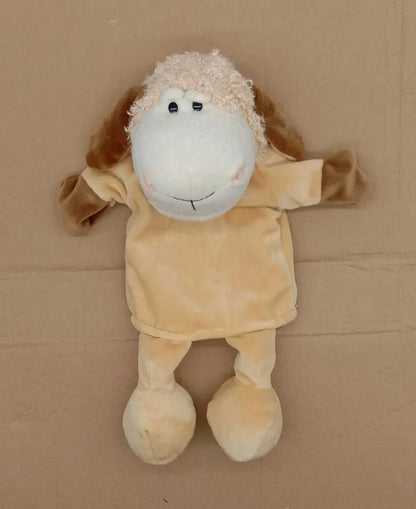 35cm Cartoon Animal Hand Puppet | Lion, Elephant, Pig Plush Toy for Interactive Play
