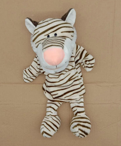 35cm Cartoon Animal Hand Puppet | Lion, Elephant, Pig Plush Toy for Interactive Play