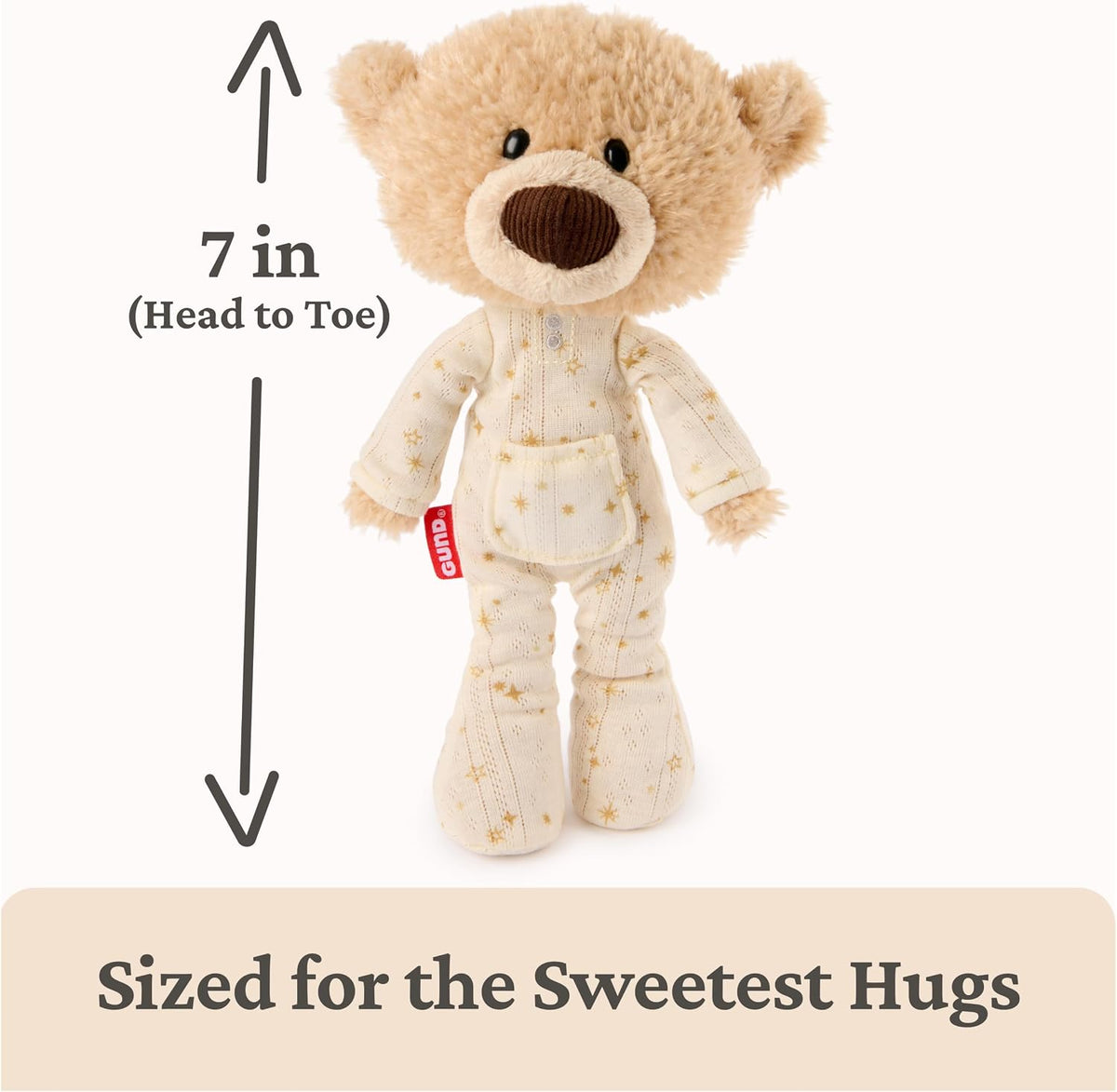 GUND Lost Tooth Toothpick 10-Inch Teddy Bear with Pajamas | Soft Tactile Sensory Details Provide Emotional Comfort; Sleep Aid, Promotes Parent Child Bonding, Eases Bedtime Routines