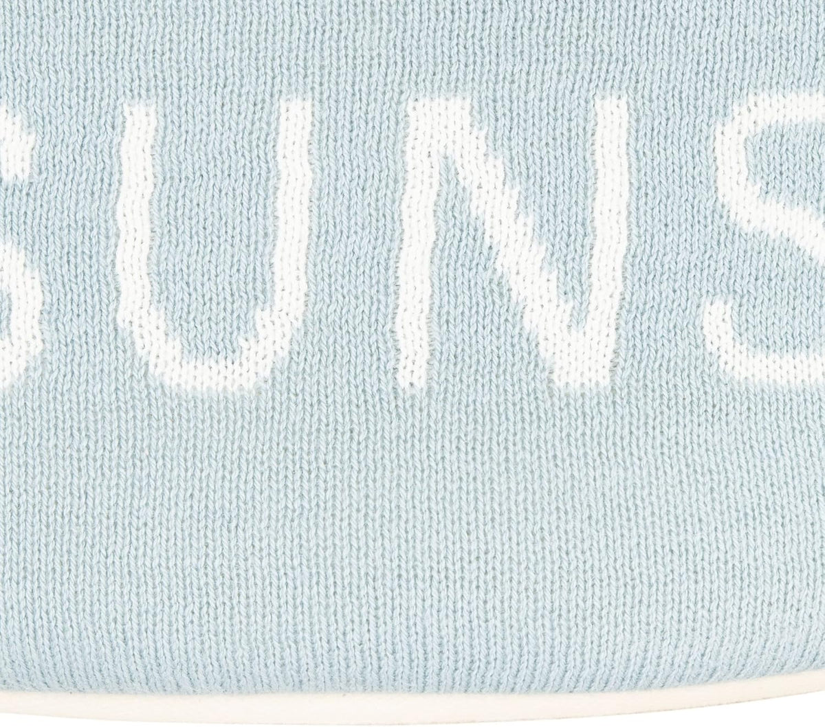 SAFAVIEH Baby Collection My Sunshine Blue Cotton Nursery Storage Basket with Handles (Fully Assembled)