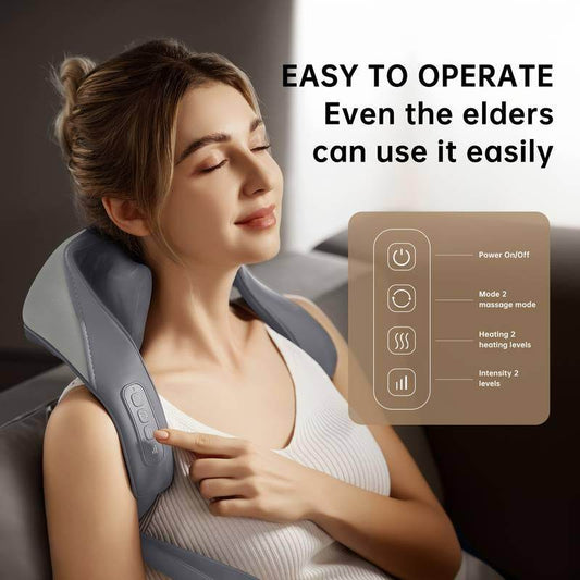 Wireless Shiatsu Neck & Back Massager