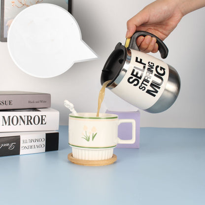Self-Stirring Coffee Mug