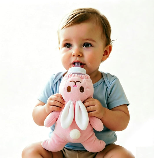 Animal Baby Insulated Bottle Bags Milk Bottle Thermal Bag Plush Sleeve Covers Feeder Pouches Storage Cover Milk Pouch Soft Keep Warm Baby Thermal Holder