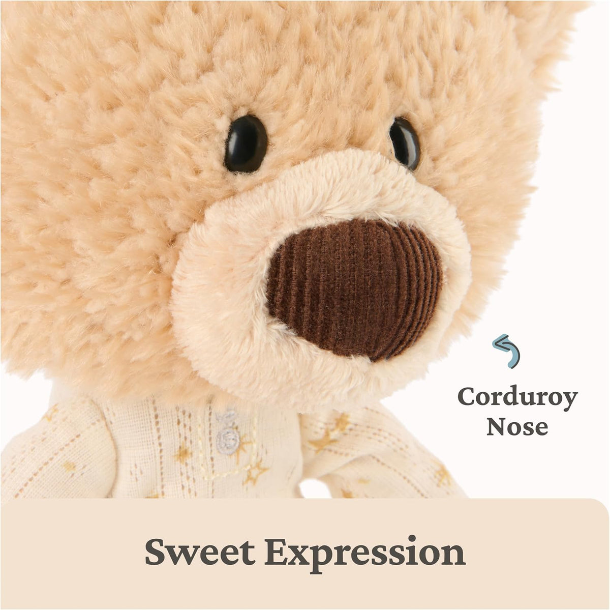 GUND Lost Tooth Toothpick 10-Inch Teddy Bear with Pajamas | Soft Tactile Sensory Details Provide Emotional Comfort; Sleep Aid, Promotes Parent Child Bonding, Eases Bedtime Routines