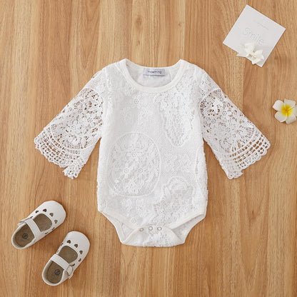 Baby Girl Clothes Outfits Toddler Infant Baby Romper Top+Jeans Clothing Set
