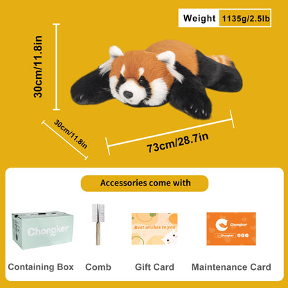 Red Panda Weighted Plush – Snuggle Toy for Relaxation