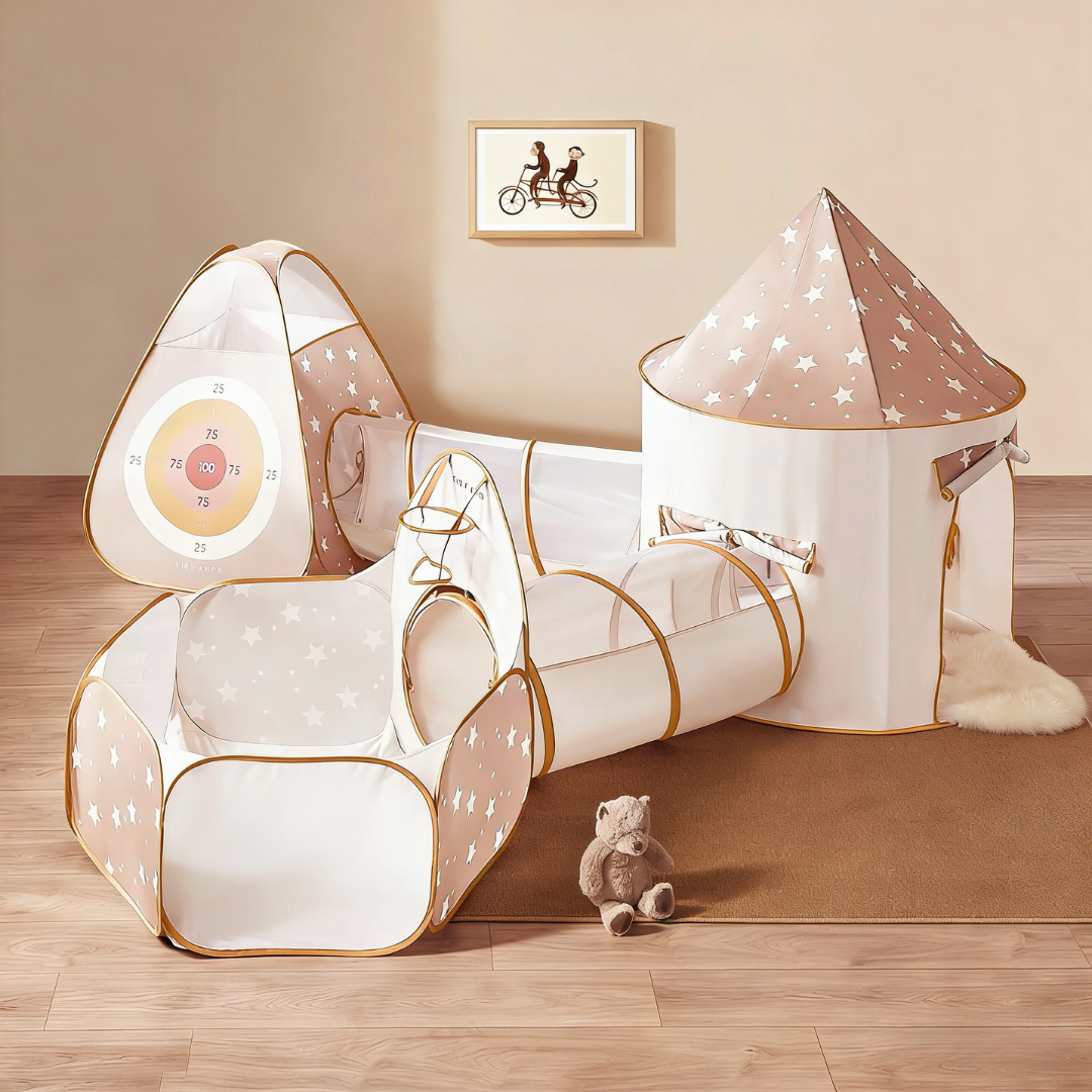 Tiny Land® Discovery 5-in-1 Play Tunnel (Without Balls)