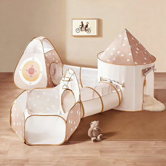 Tiny Land® Discovery 5-in-1 Play Tunnel (Without Balls)