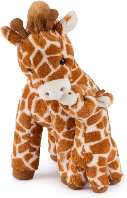 GUND Solana 10-Inch Giraffe with Calf 2-In-1 Plush Toys for Ages 0+
