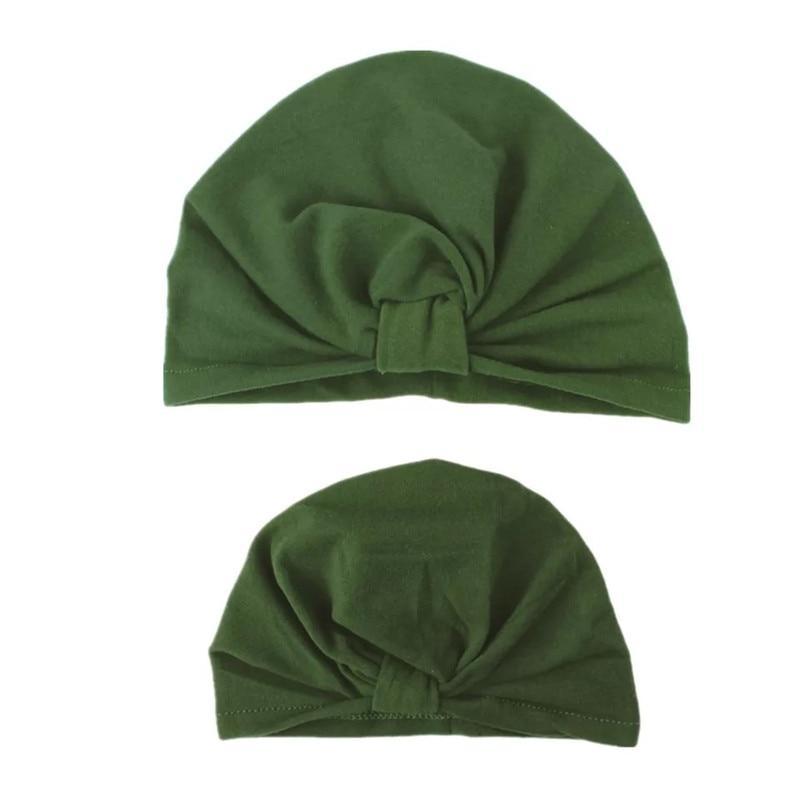 Mom & Baby Matching Turban Hat Set – Bow Knot Parent-Child Hair Accessories