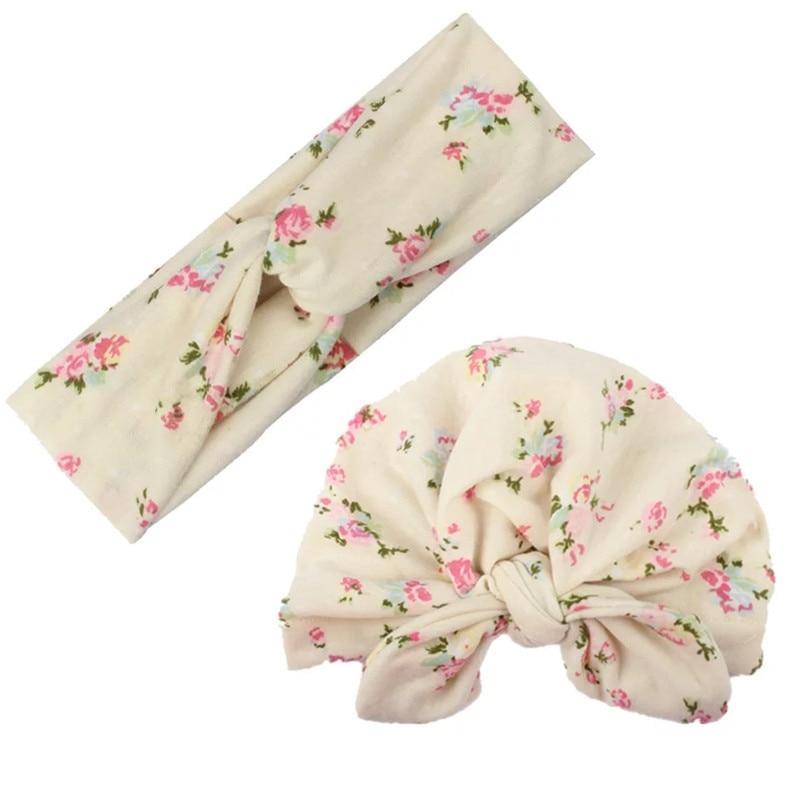 Mom & Baby Matching Turban Hat Set – Bow Knot Parent-Child Hair Accessories