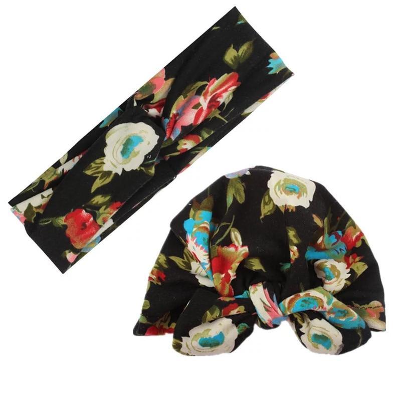 Mom & Baby Matching Turban Hat Set – Bow Knot Parent-Child Hair Accessories