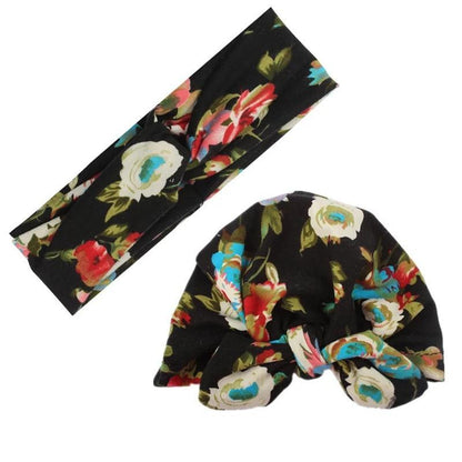 Mom & Baby Matching Turban Hat Set – Bow Knot Parent-Child Hair Accessories