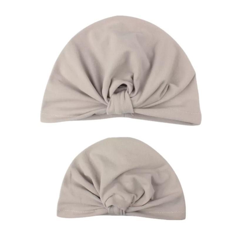 Mom & Baby Matching Turban Hat Set – Bow Knot Parent-Child Hair Accessories