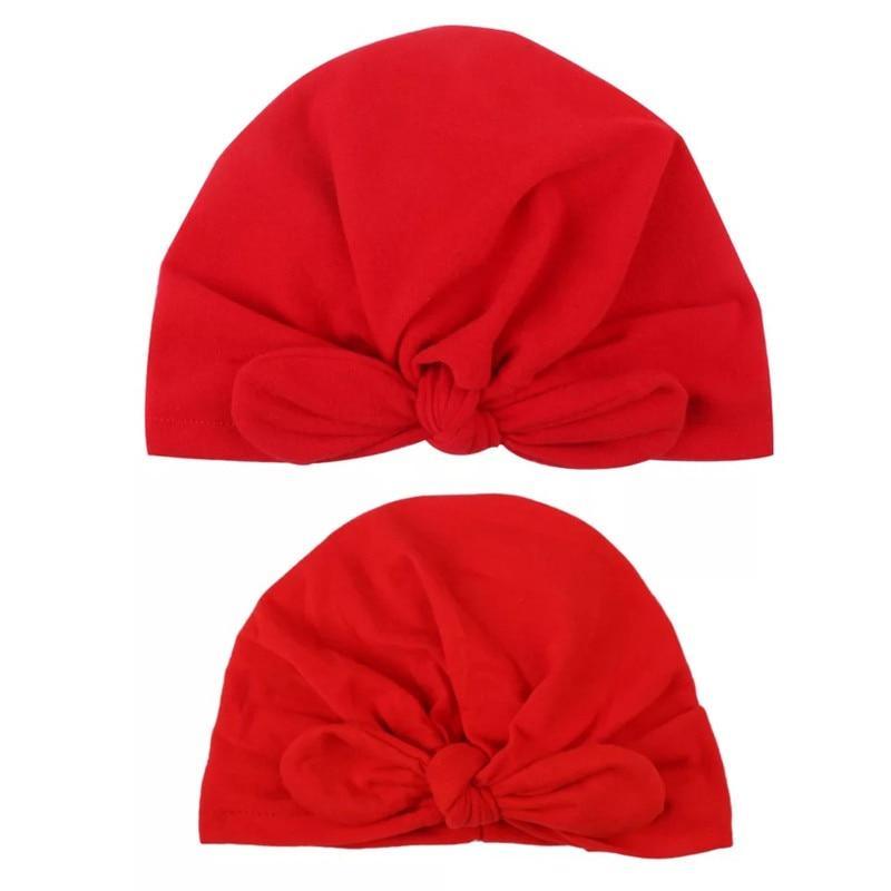 Mom & Baby Matching Turban Hat Set – Bow Knot Parent-Child Hair Accessories