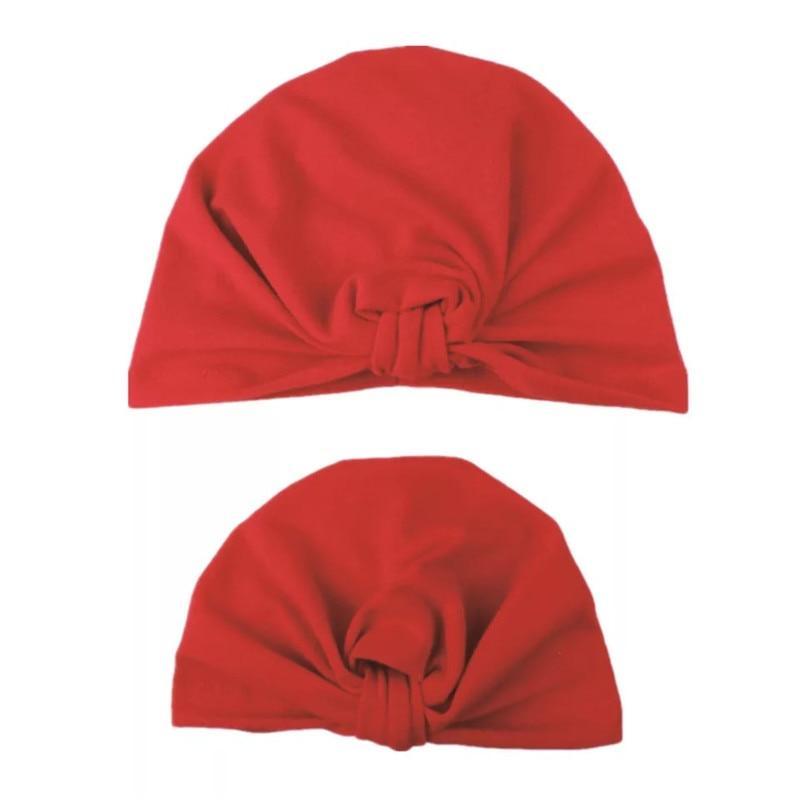 Mom & Baby Matching Turban Hat Set – Bow Knot Parent-Child Hair Accessories