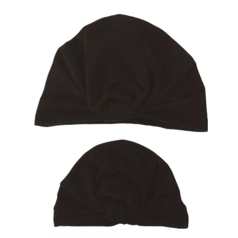Mom & Baby Matching Turban Hat Set – Bow Knot Parent-Child Hair Accessories