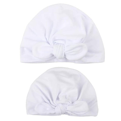 Mom & Baby Matching Turban Hat Set – Bow Knot Parent-Child Hair Accessories