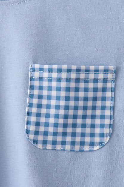 Blue Plaid Set