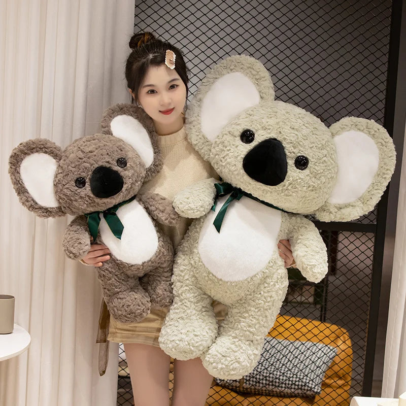 Kawaii Koala Plush Pillow – Soft Stuffed Animal Cushion (35–90 cm)