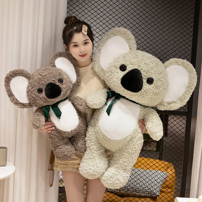 Kawaii Koala Plush Pillow – Soft Stuffed Animal Cushion (35–90 cm)