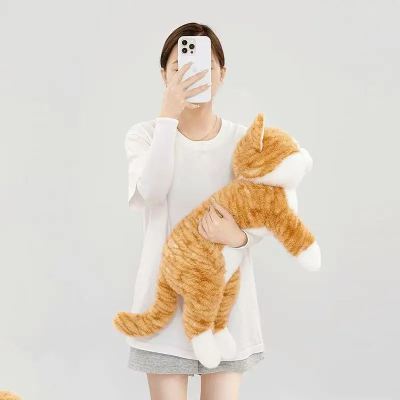 Soft Cat Plush Toy – Cozy Stuffed Animal Doll for Everyday Comfort