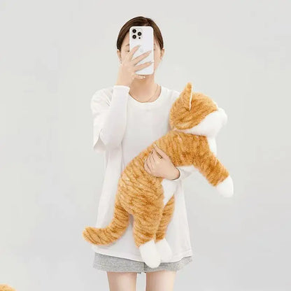 Soft Cat Plush Toy – Cozy Stuffed Animal Doll for Everyday Comfort