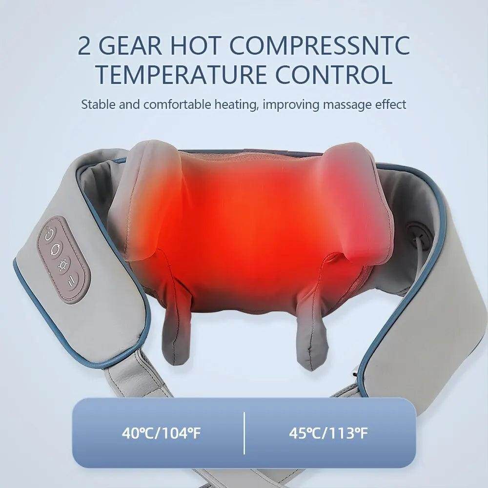 Wireless Shiatsu Neck & Back Massager