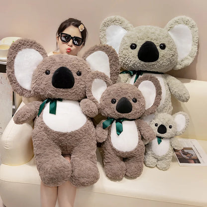 Kawaii Koala Plush Pillow – Soft Stuffed Animal Cushion (35–90 cm)