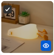 Big Face Rabbit Silicone LED Night Light | Touch Sensor Kids Lamp