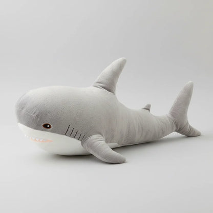 Colorful Shark Plush Toy – Soft Stuffed Animal Pillow