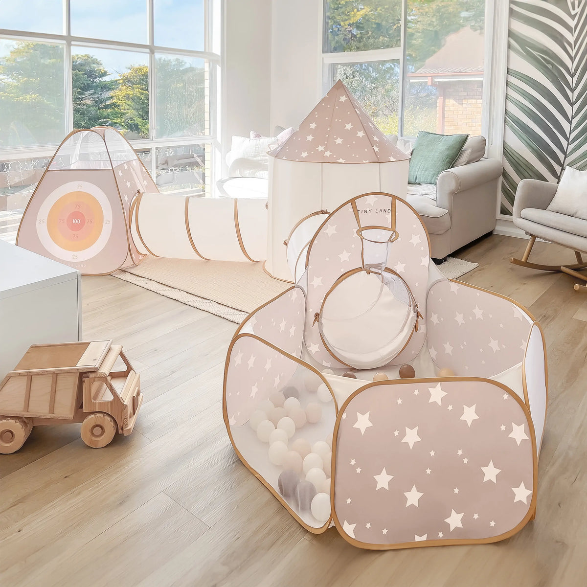 Tiny Land® Discovery 5-in-1 Play Tunnel (Without Balls)