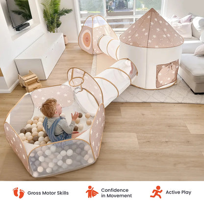 Tiny Land® Discovery 5-in-1 Play Tunnel (Without Balls)