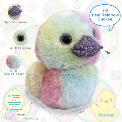 Plush Duckees - 7" Plush Duckee - Rainbow Duck