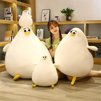 Cute Fat Chicken Plush Toy, Soft Mother Hen Plush Pillow, Chicken Stuffed Animal Birthday for Kids(10.23Inch)