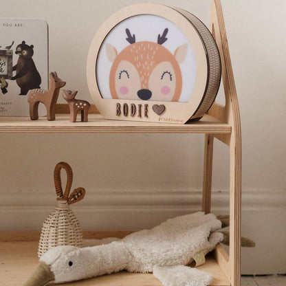 Montessori Toy Shelf for Toddlers — Non-Toxic Wood Playroom Organizer
