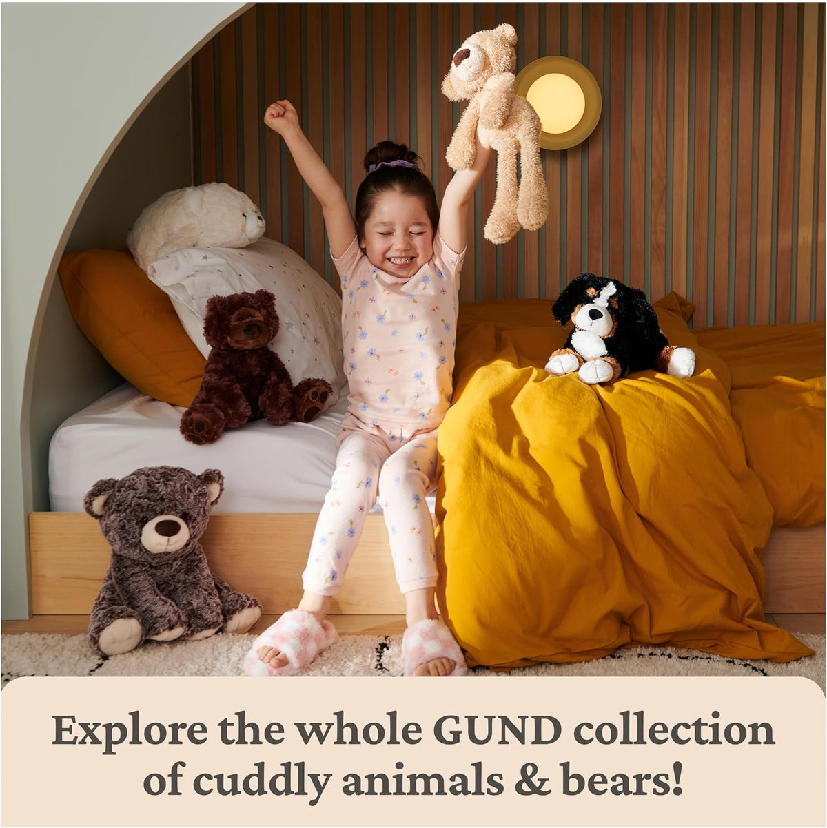 GUND Cozys Collection Monkey Plush, Monkey Stuffed Animal for Ages 0 and Up, Brown, 10” | Soft Plush, Posable Bodies and Floppy Limbs Comfort and Nurture Fine Motor Skills, Tactile Play, and Early Sensory Discovery