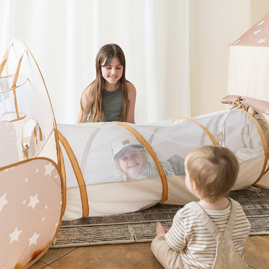 Tiny Land® Discovery 5-in-1 Play Tunnel (Without Balls)