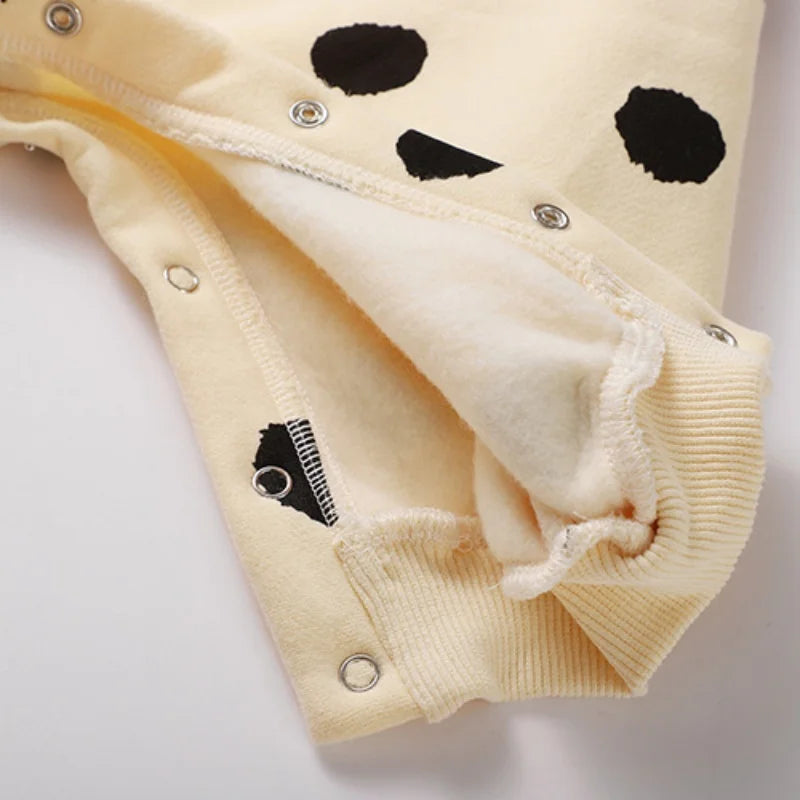 Banana Pop – Spring Cotton Romper for Babies