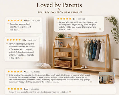 Montessori Open Shelf for Toddlers, Baby First Christmas Gift, Nursery Storage