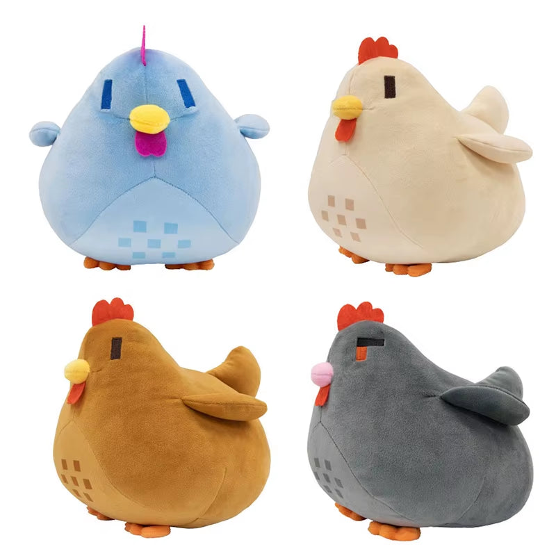 20Cm Multicolored Chicken Pillow Plush Soft Stuffed Animal Toys Cartoon Children Birthday Gift Christmas Gift